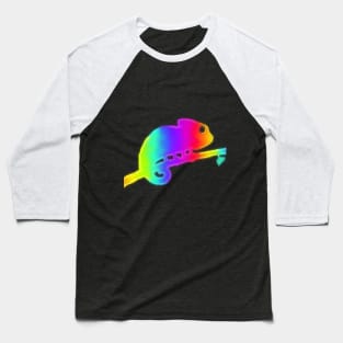 Chameleon Rainbow Baseball T-Shirt